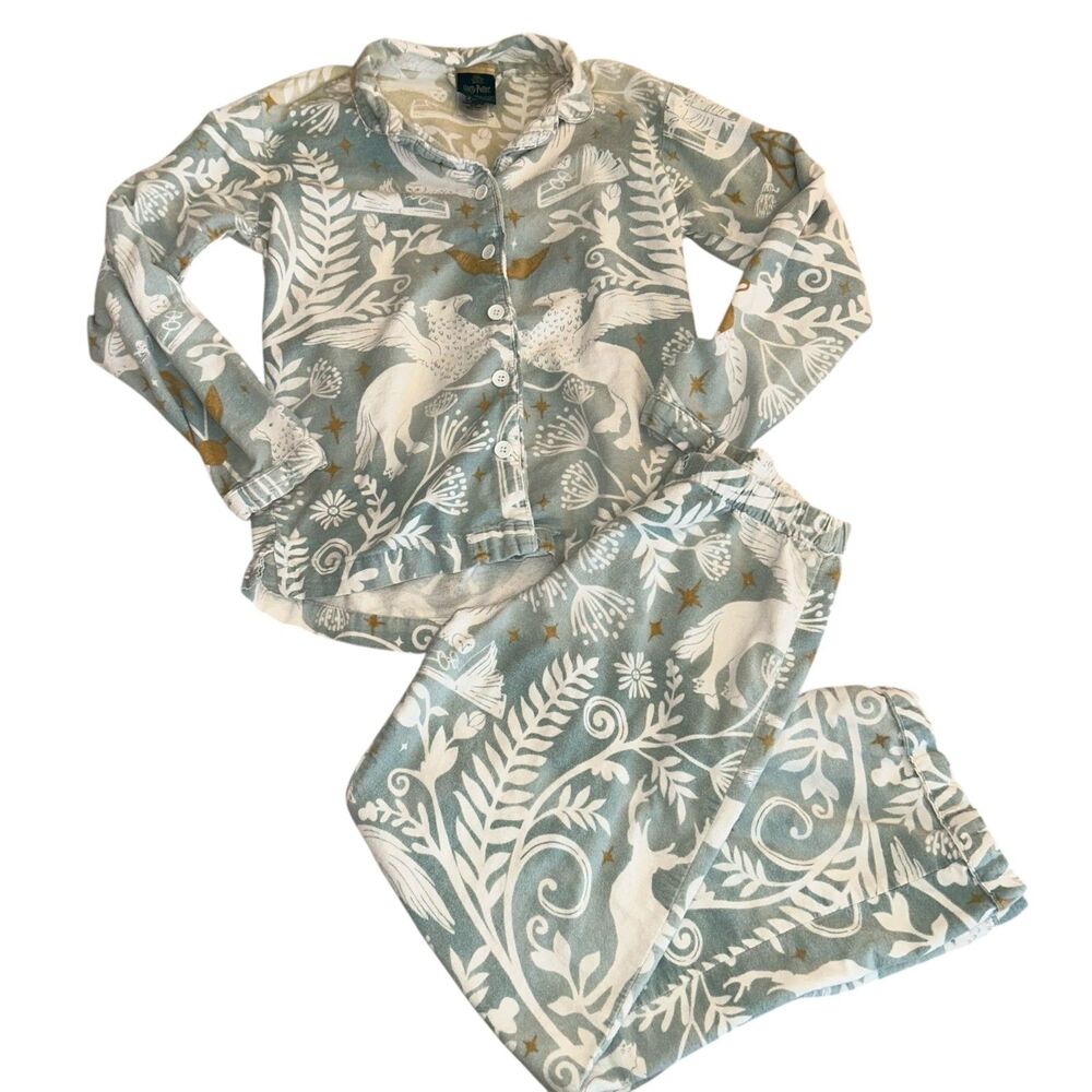 Pottery Barn Teen Harry Potter Damask Organic PJ Set